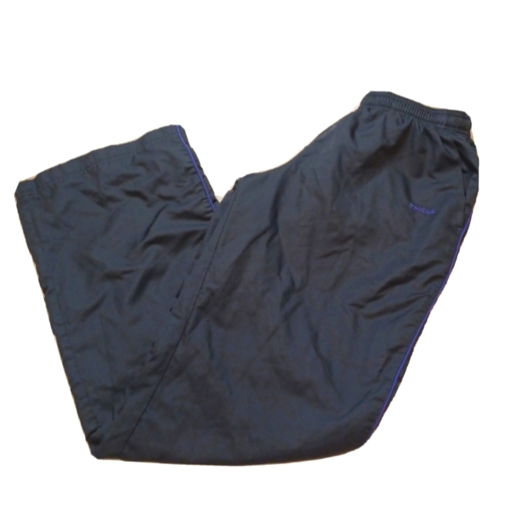 Reebok Womens Polyester Sweat Pants Size Small S Grey Purple